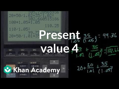 Present Value 4 (And Discounted Cash Flow)