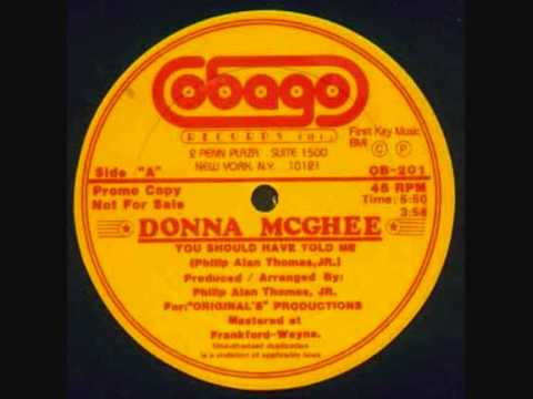 Donna McGhee - You Should Have Told Me