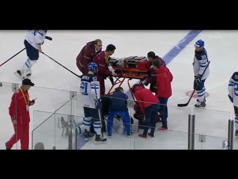 IIHF 2014 Finland-Russia |  Vadim Shipachyov Insane Hit To Pekka Jormakka