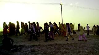 preview picture of video 'Morning Triveni Sangam of Allahabad maha shivratri Maha kumbh 2013'