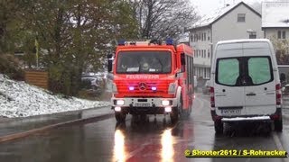 preview picture of video 'Hilfeleistung in S-Rohracker bei erstem Schneefall vor dem Winter'