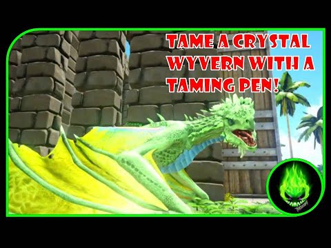 ARK: HOW TO TAME A CRYSTAL WYVERN WITH OUT PRIMAL CRYSTAL!