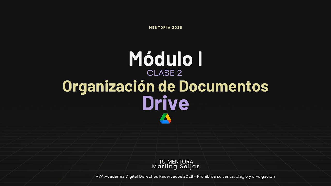 Organización en Drive