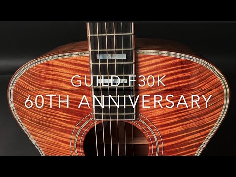 2013 Guild Custom Shop 60th Anniversary F-30K Koa - Natural | Limited Edition 1 / 60 USA L.R. Baggs Anthem Pickup | CoA OHSC image 26