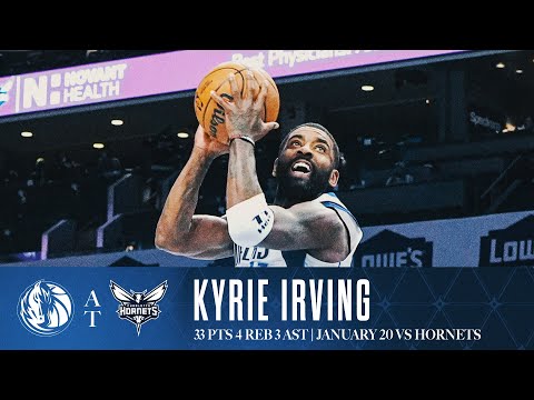 Kyrie Irving (33 Points) Highlights vs. Charlotte Hornets | January 20, 2025
