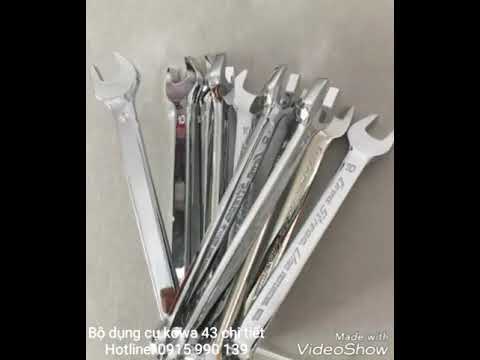 Bộ dụng cụ 43 chi tiết Kowa