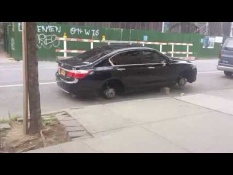 Tire Thief On The Loose In Williamsburg, Brooklyn