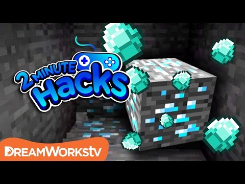 Peacock Kids - How to Find Diamonds in Minecraft | 2 MINUTE HACKS