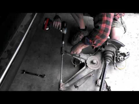 E30 trailing arm bushing removal