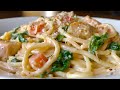 Creamy Chicken & Spinach Spaghetti | Em’s Kitchen