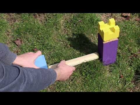 How to build and play Kubb. A great stay at home project.