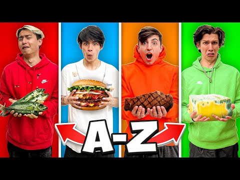 EATING ALL FOODS FROM (A To Z) CHALLENGE