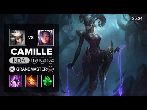 Camille vs Irelia TOp - KR Grandmaster - Patch 25.24 Season 15
