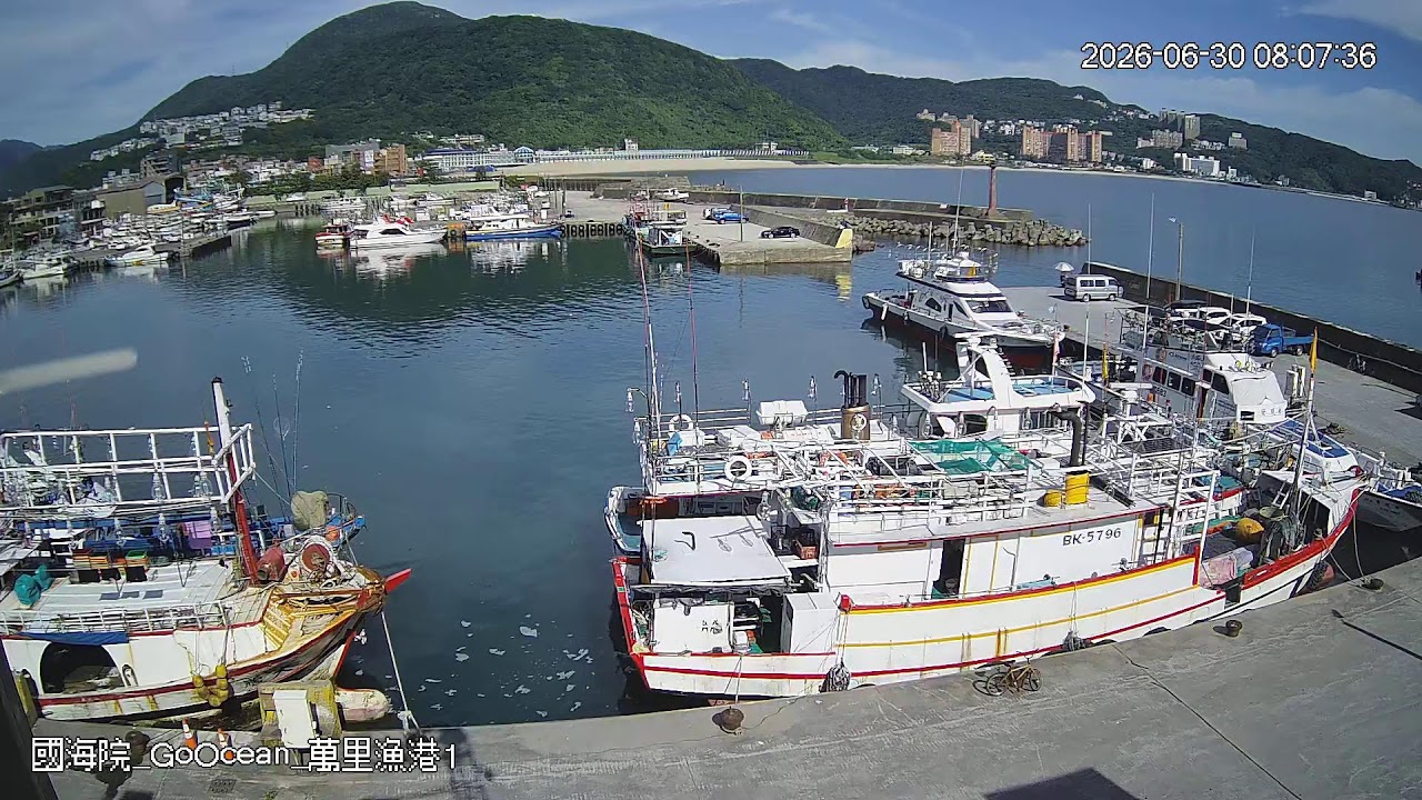 Live webcam view of Puerto Pesquero de Wanli y su Flota