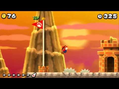 New Super Mario Bros. 2 - 100% Walkthrough - Flower World (All Star Coins & Secret Exits)