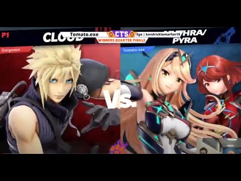 Clocktower Smash 118 - WQ - Ego | kendricklamarfan19 (Cloud) vs. Tomato.exe (Pyra/Mythra) - SSBU