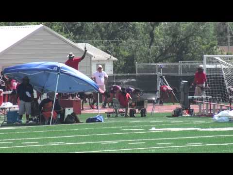 2015 Track Houston - USATF Region 12 13-14 Girls 100m Prelims H1 - Kailei Collins