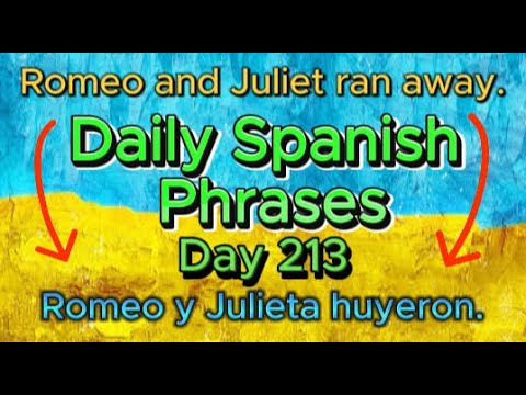 Spanish Phrases Daily!!! Day 213!!!
