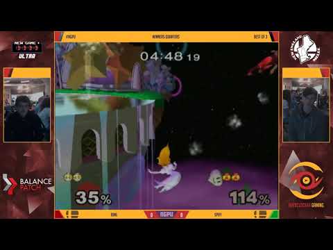 NGPU 54 SSBM - rime (Peach) vs. Spiff (Sheik) - Melee WQF