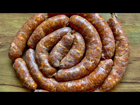 Oven-baked sausage without smoking. Juicy and full of flavor 🤤