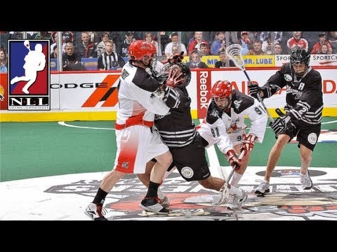 NLL Lacrosse Fight: Edmonton Rush vs Calgary Roughnecks