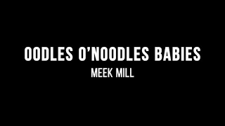 Meek Mill - Oodles O&#39; Noodles Babies (Lyrics)