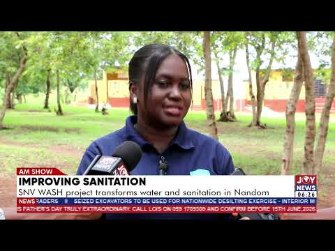 Improving sanitation: SNV WASH project transforms water and sanitation in Nandom.