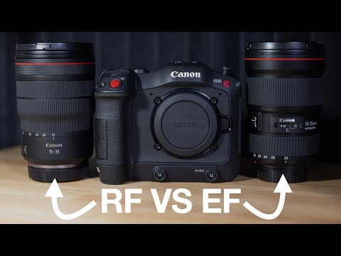 Canon C70 - RF vs EF Lenses - Which Should You Buy?