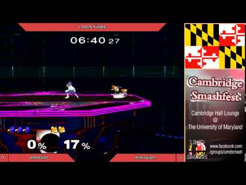UMD Smashfest 2/7/14 - emoDinosaur vs Kokowam Losers Finals