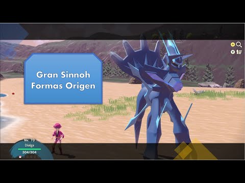 Leyendas Pokémon: Arceus - Batalla final contra Adamas y Nákara con Dialga/Palkia en forma Origen