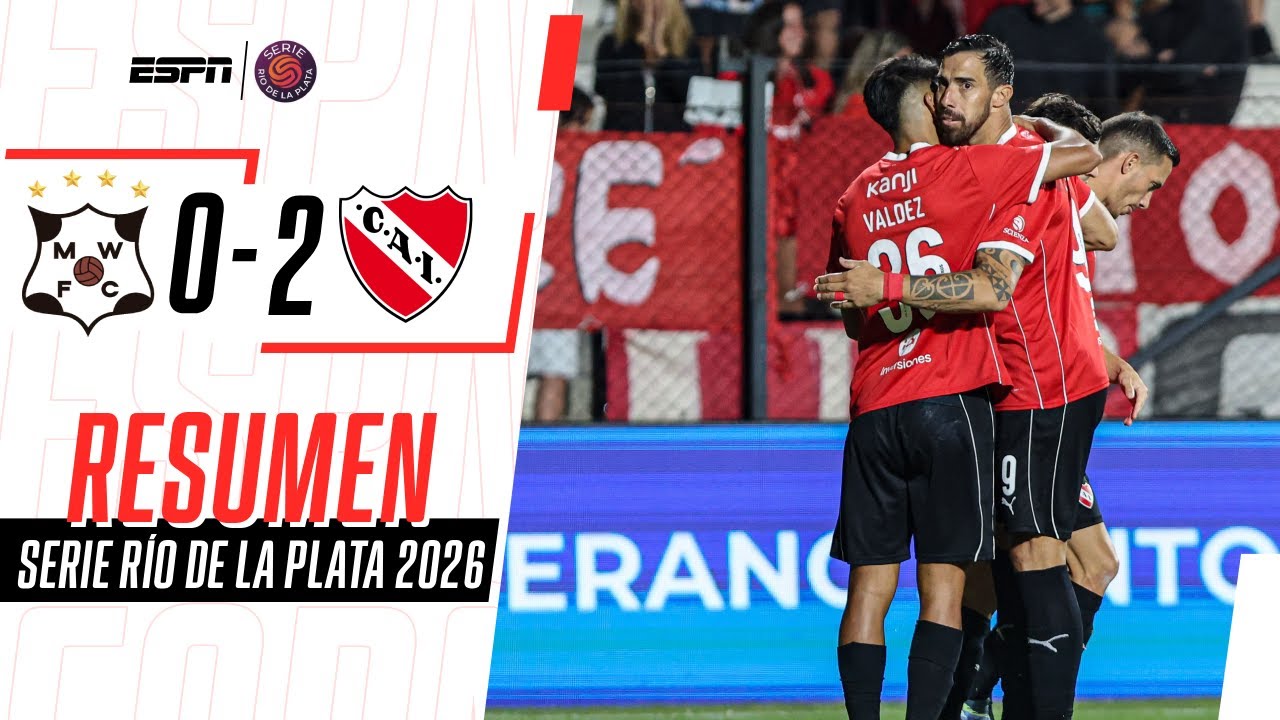 ÁVALOS METIÓ UN DOBLETE Y EL ROJO SIGUE JUNTANDO TRIUNFOS | Wanderers 0-2 Independiente | RESUMEN