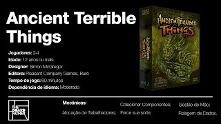 Jogo Ancient Terrible Things Cartas Game Board Games Rpg - Buró