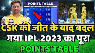 IPL 2023 Today Points Table | CSK vs LSG After Match Points Table | Ipl 2023 Points Table
