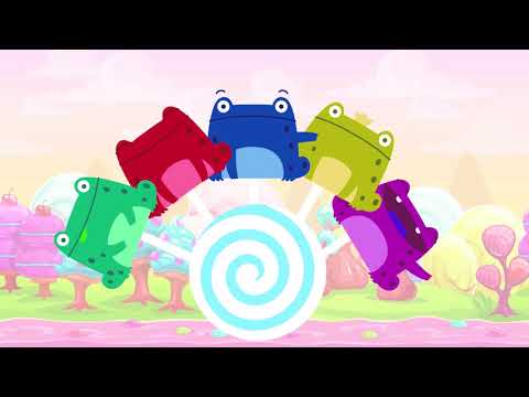 Renkli Kurbagalar ile Parmak ailesi - Türkçe Çocuk Şarkıları PARMAK AİLESİ