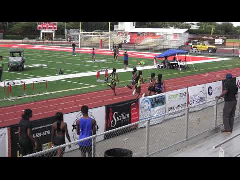 Girls 60m Heat 4 Final Orange and Black Indoor-Outdoor Challenge #3
