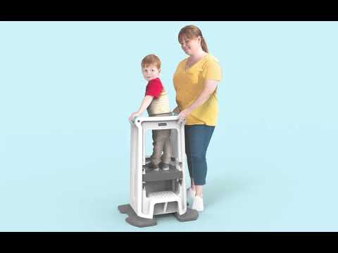 360 View | Toddler Tower Adjustable Stool | Simplay3