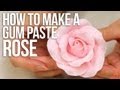How to Make a Large Rose from Gum Paste | Cake ...