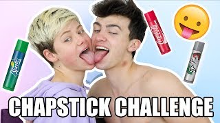 CHAPSTICK CHALLENGE WITH MY BOYFRIEND!