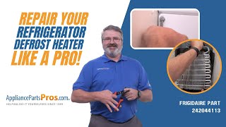 How to Replace a Frigidaire Fridge Defrost Heater 242044113