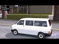 Volkswagen Transporter Mk4 (T4) 1999 para GTA San Andreas vídeo 1