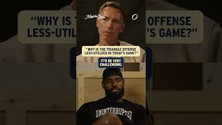 The triangle offense isn’t as effective as it used to be, but it’s still around in different ways.