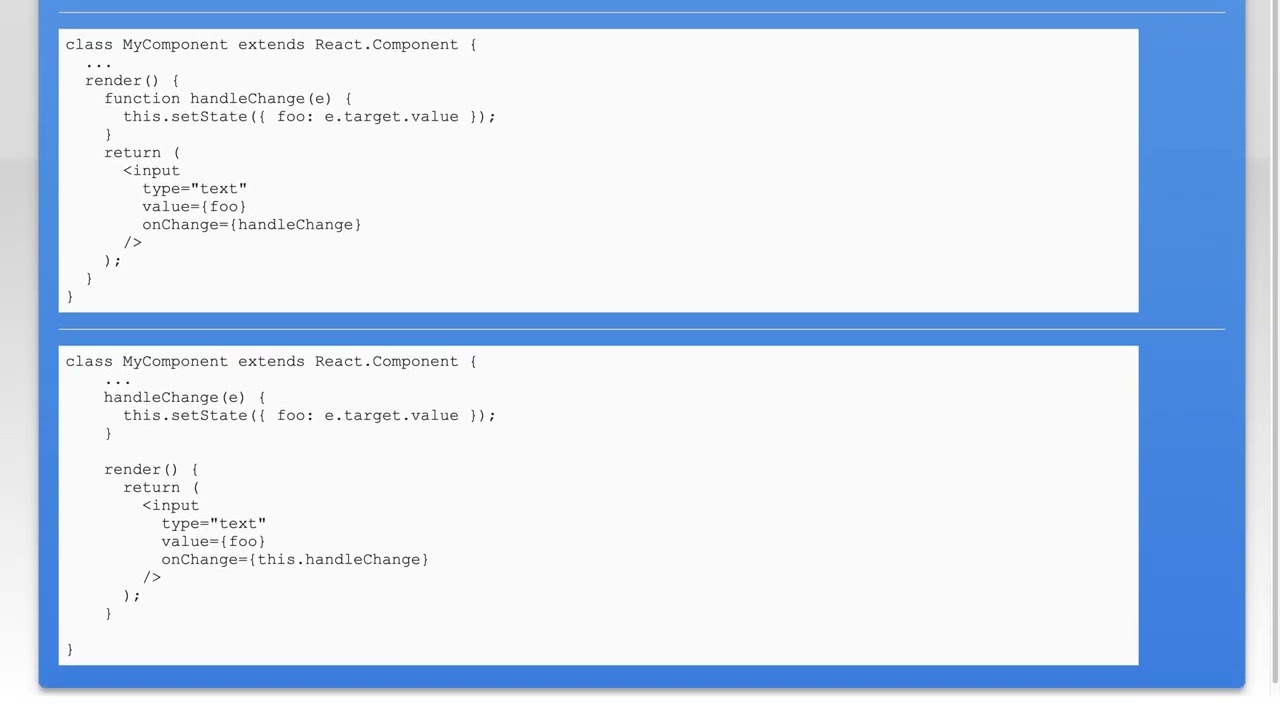 React performance: anonymous function vs named function vs method