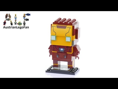 Vidéo LEGO BrickHeadz 41590 : Iron Man