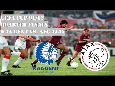 UEFA Cup 91/92 - Quarter Finals - KAA Gent vs. AFC Ajax