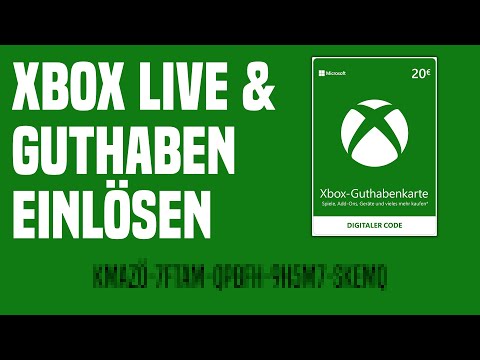 Xbox LIVE oder GUTHABEN Code einlösen | Tutorial