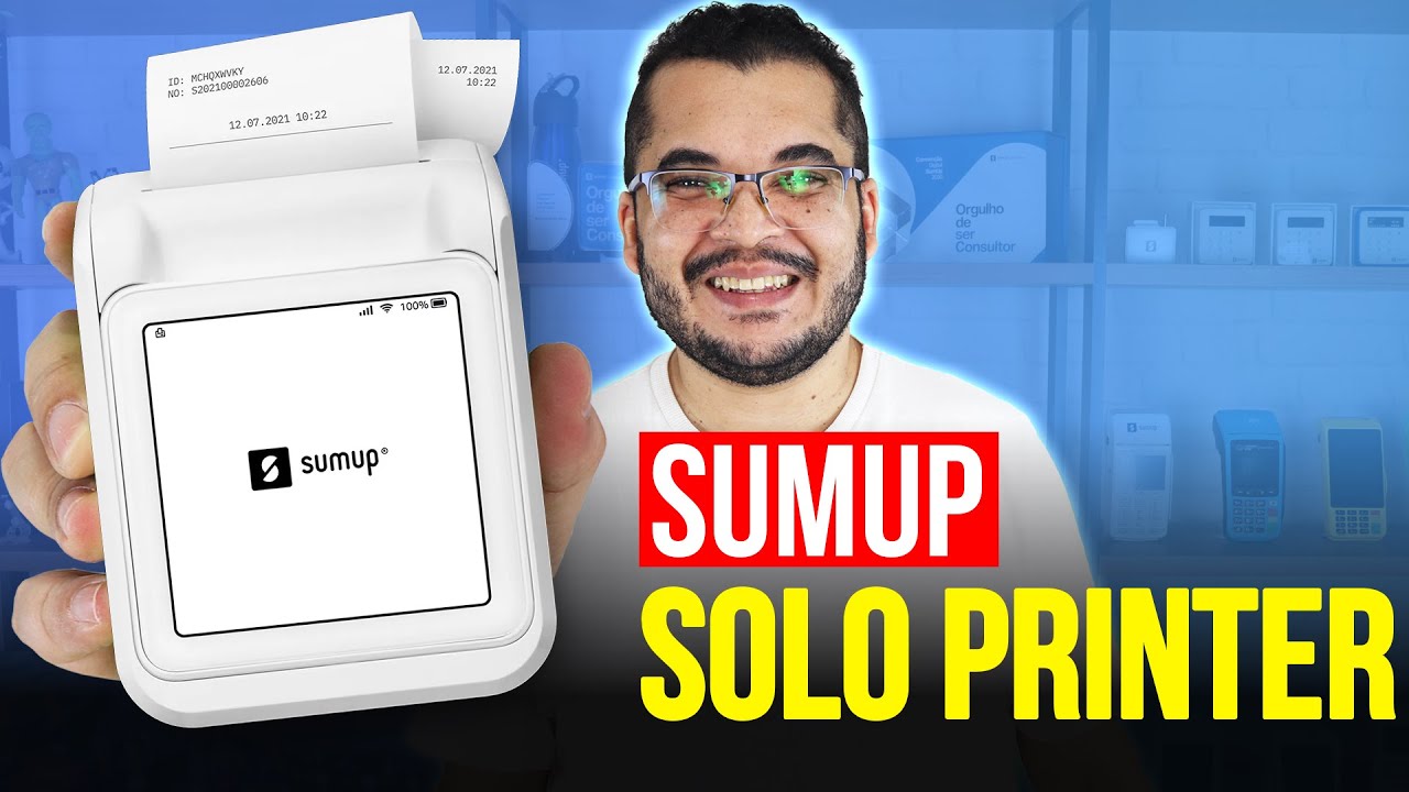SUMUP SOLO PRINTER | Como a máquina SOLO PRINTER funciona? | Solo Printer é boa?