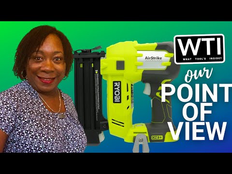Ryobi Cordless Brad Nailer - WTI product video review
