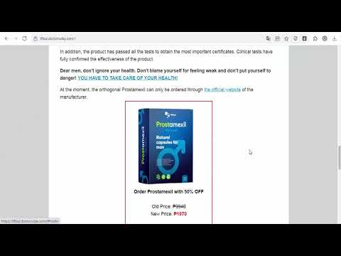 Prostamexil (Philippines) - helps to treat prostatitis even if it has become chronical