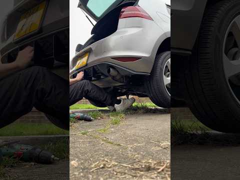Installing a rear diffuser on my Mk7 Golf GTI