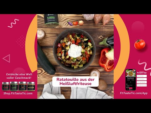 Ratatouille blitzschnell - Heißluftfritteuse!